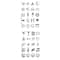 6 Pack: Icon & Emoji Wood Stamp Set by Recollections™